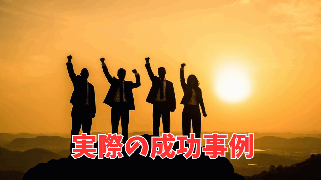 実際の成功事例