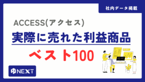ACCESS(アクセス)実際に売れた利益商品ベスト100