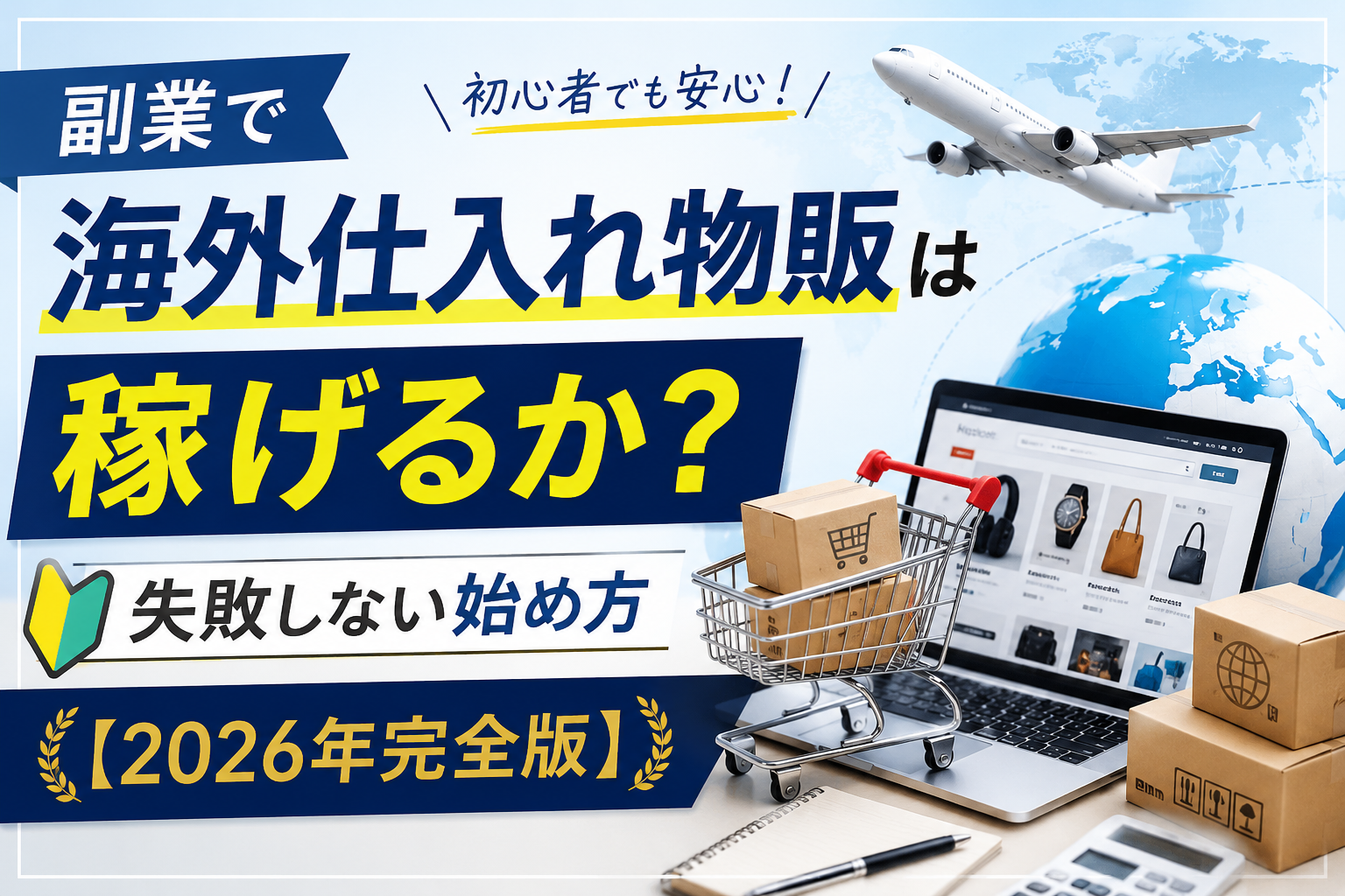副業で海外仕入れ物販は稼げるか？失敗しない始め方【2026年完全版】